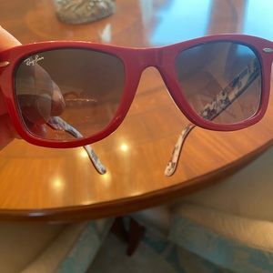 Ray Ban red wayfarers